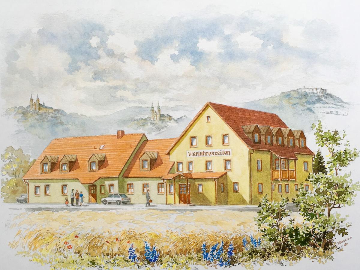 Hotel Garni Vierjahreszeiten Bad Staffelstein Ngoại thất bức ảnh
